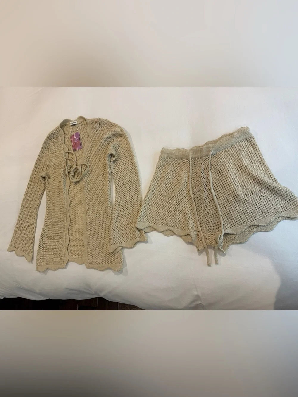 CUPSHE x JOJO Staying Grounded Cover-Up Top & Shorts